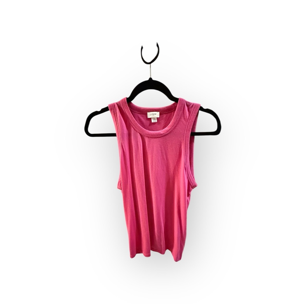Women's Pink Sleeveless J Crew Tie Back Tank